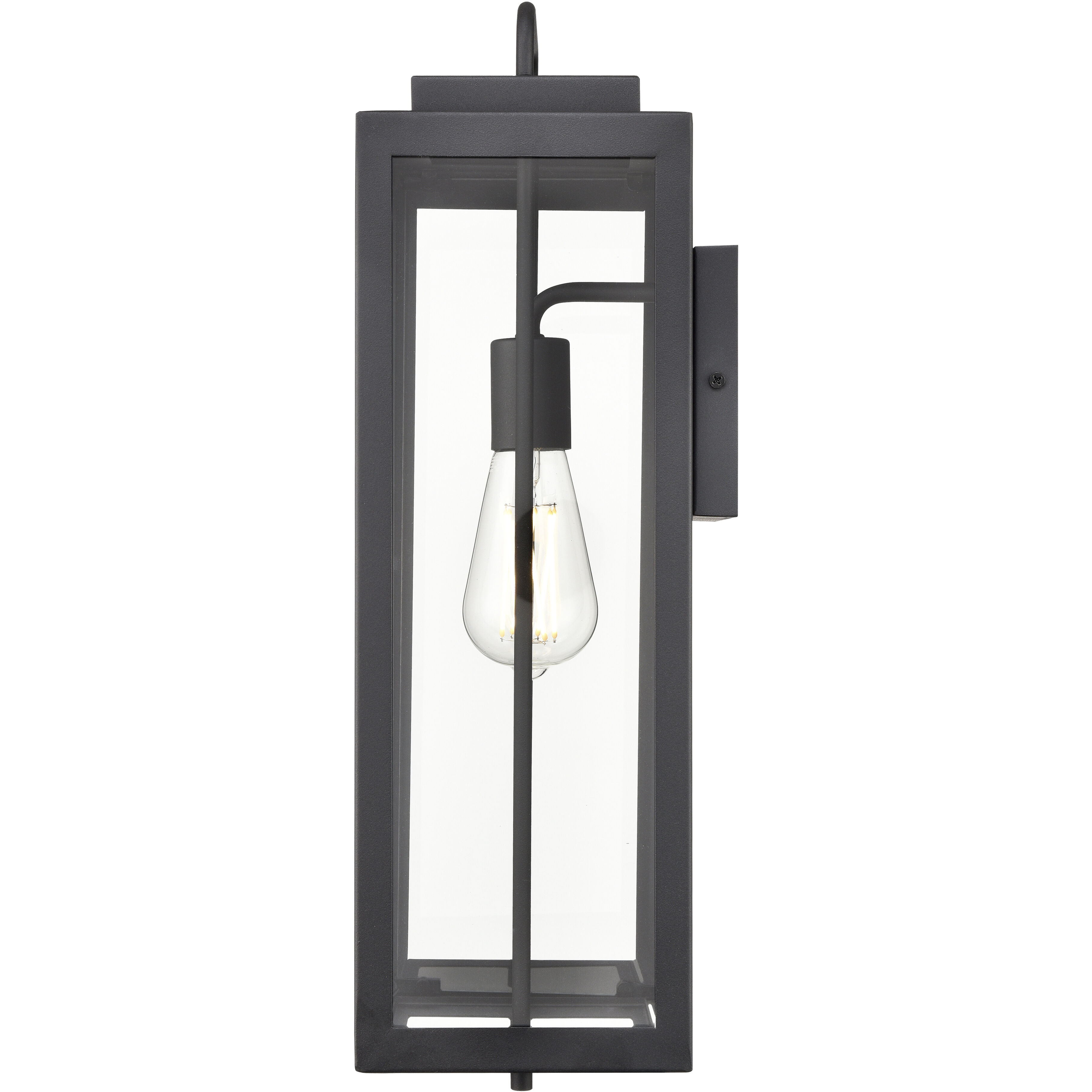 Gallatin 1 Light 19.2 inch Textured Black Outdoor Wall Sconce